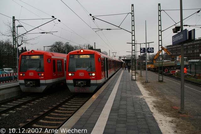 S-Bahnen in Buxtehude