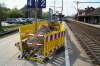 Baustelle Signalausleger zwischen den Gleisen 2 und 4 Richtung Hamburg